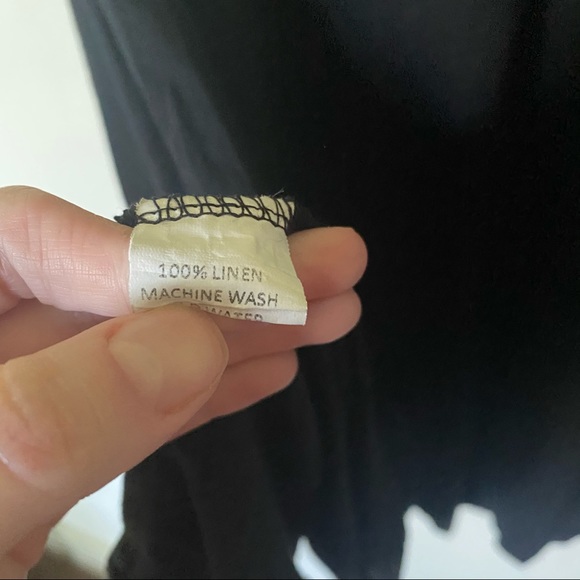 Brandy Melville 100% Linen Mesh Sleeve Dress - Picture 8 of 8